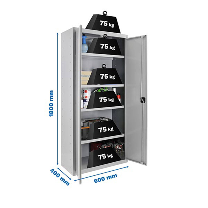 SIMONLOCKER PROF.DISM.MULTI. 180x60x40 2/4 - vista 19