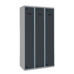 Comprar Taquilla de Vestuario Montada SINGLE de SIMONRACK. 3 Puertas