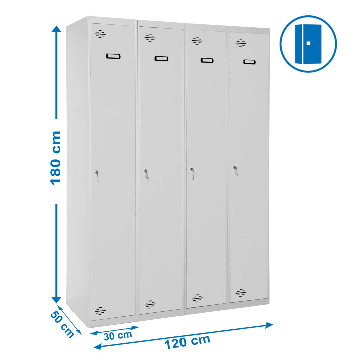 Simonrack Single Locker 4/4 300 (1200) | FactoryOficina