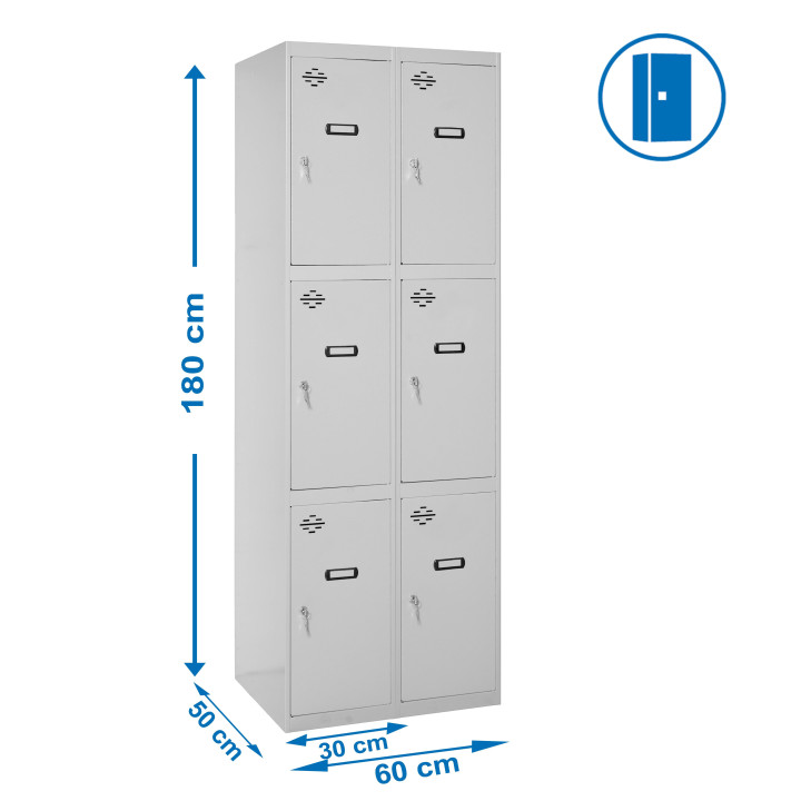 SIMONLOCKER PROF.MON.3 PUERTA 2/6 300 (600) - vista 17