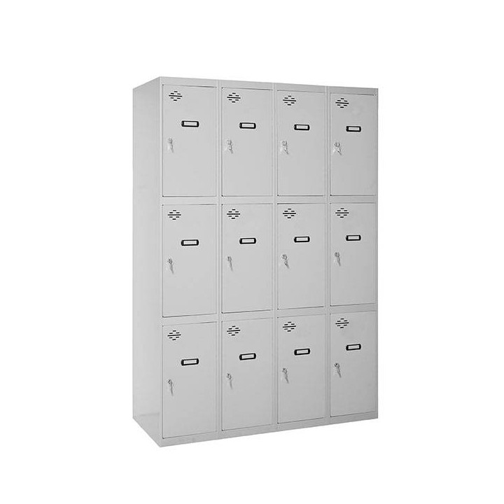 Taquilla Metálica TRIPLE de SIMONRACK. 12 Puertas - vista 1