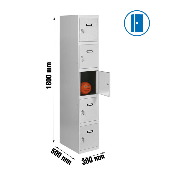 Simonrack 5-Door Locker 1/5 300 | FactoryOficina