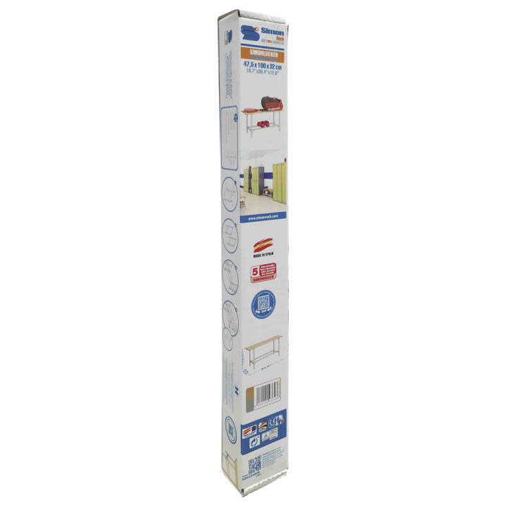 Simonrack Double Bench with Shelf | FactoryOficina