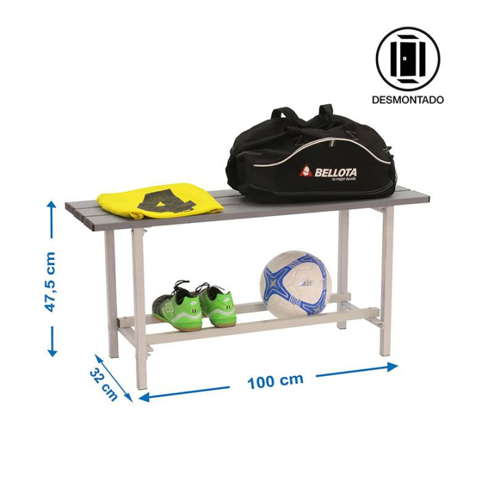 Buy SIMONBENCH Changing Room Bench by SIMONRACK. Metal