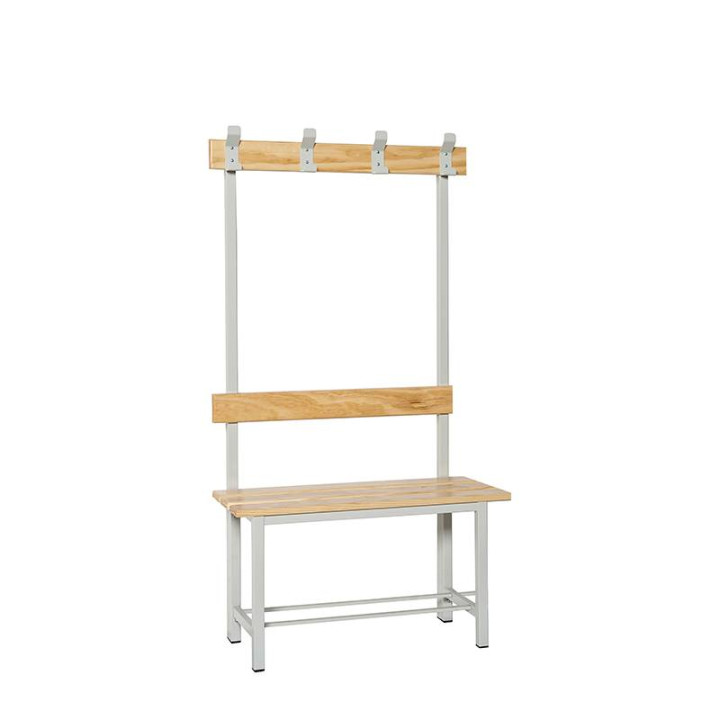 Buy SIMONBENCH Changing Room Bench With Coat Rack by SIMONRACK