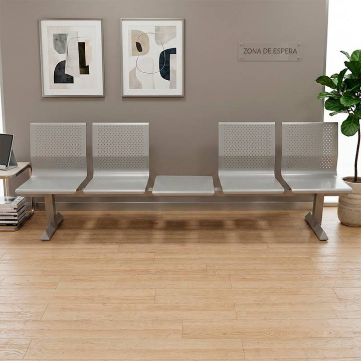 Comprar Bancada Dynamobel Color Gris. 4 Asientos + 1 Mesa