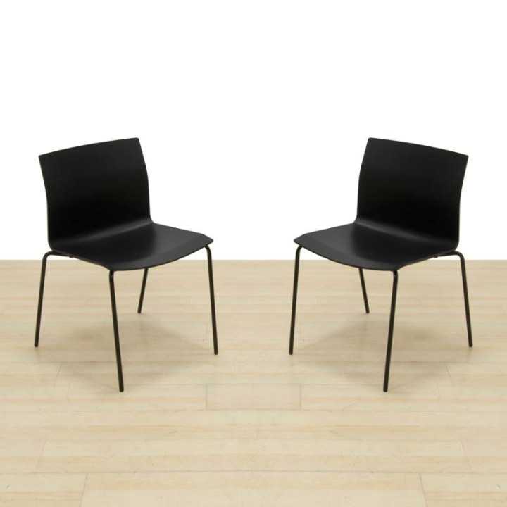 Silla Confidente NEGRA de DYNAMOBEL