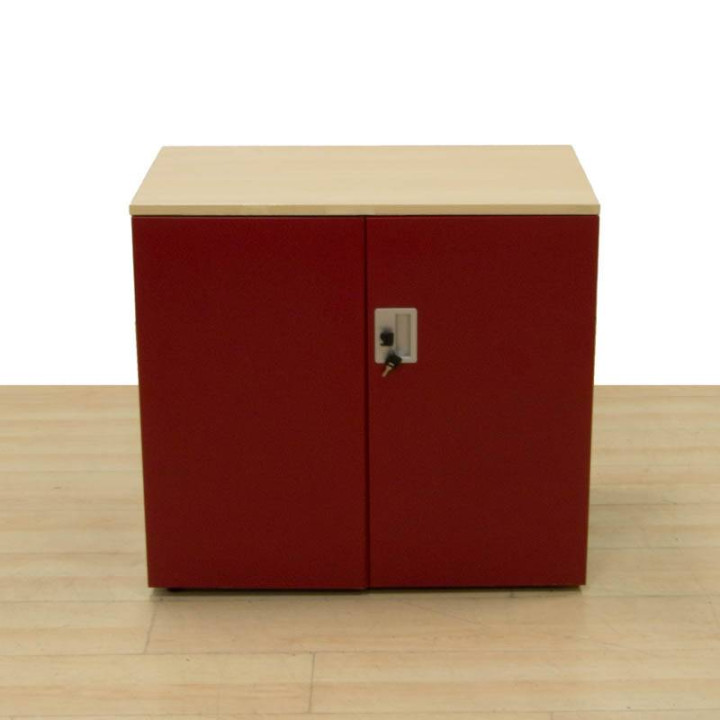 cabinet LOW Metal Cabinet in RED colour - view 2