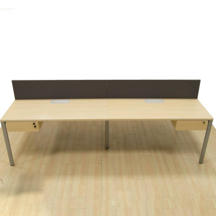 Mesa Multiposto da DYNAMOBEL. Cor Ácer - vista 3
