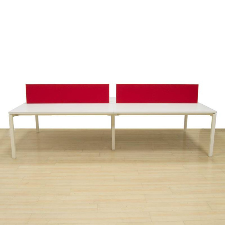 FORMA 5 Bench Desk for 6 Workstations - view 2