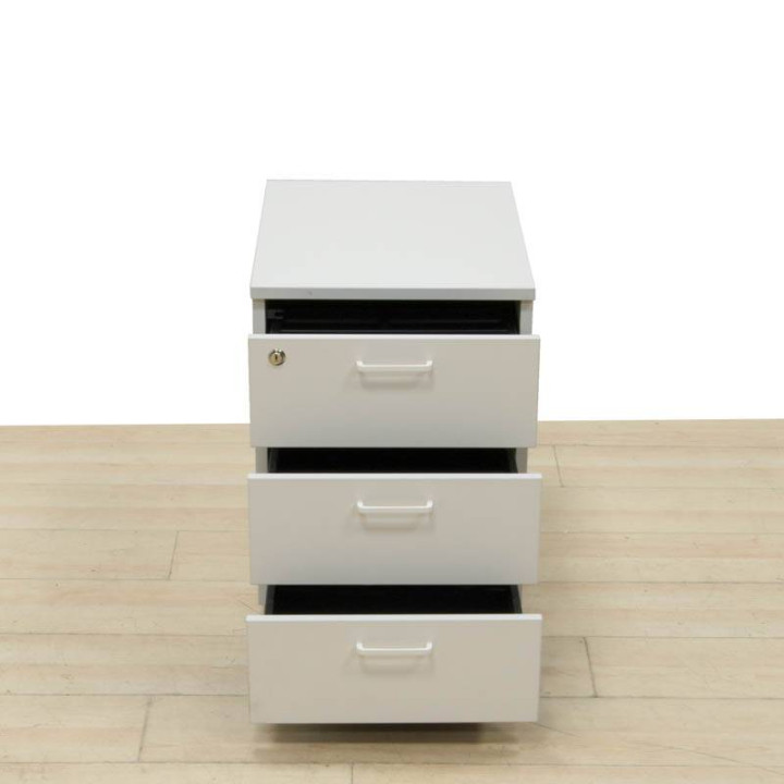 Buy WHITE pedestal drawer unit by ACTIU. Wooden frame.
