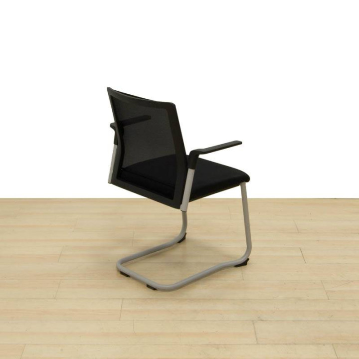 PLURAL visitor chair by FORMA 5. Black - view 6