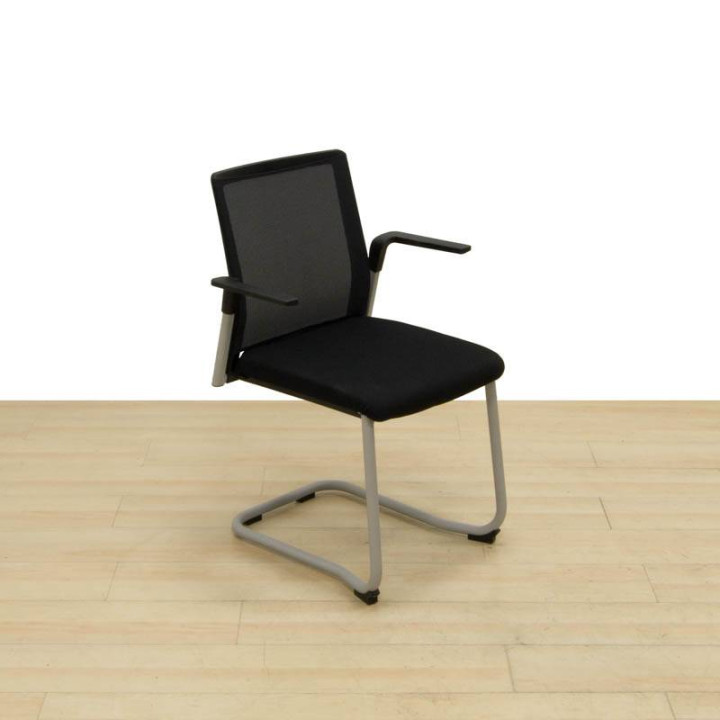 Cadeira para visitantes PLURAL da FORMA 5. Preto - vista 3