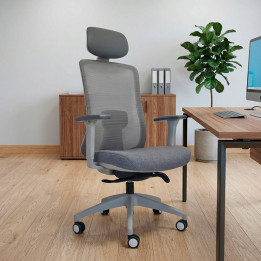 Comprar Silla Ergonómica GENIUS de NOMA. Color GRIS