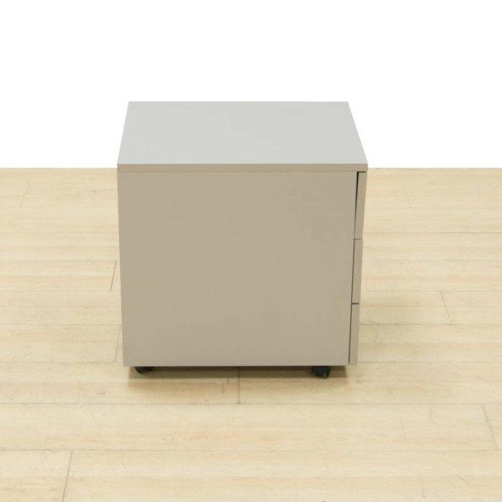 Mobile Pedestal GREY. Three Drawers. - view 7