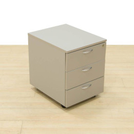 Buy Mobile Pedestal GREY. Three Drawers.
