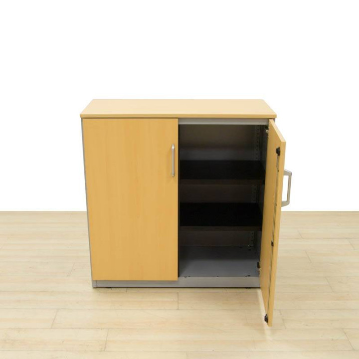 cabinet MEDIUM Metal Cabinet Maple Doors - view 3