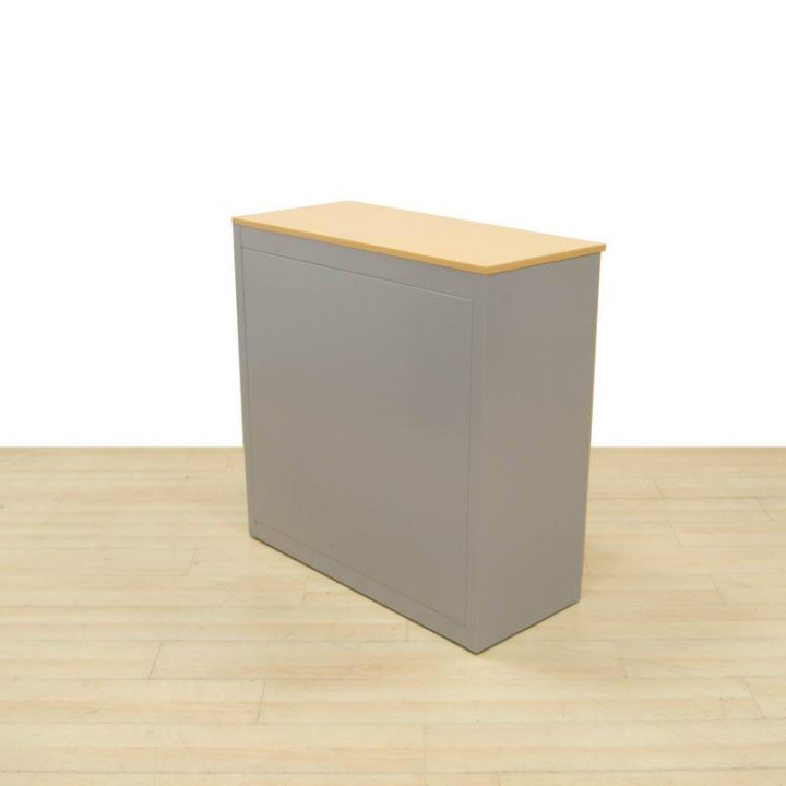 Armario MEDIO metálico de STEELCASE. Tapa y Puertas en HAYA - vista 6