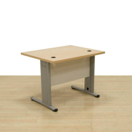 Comprar Mesa Operativa 100 cm Ancho color Haya. Patas con Forma de T