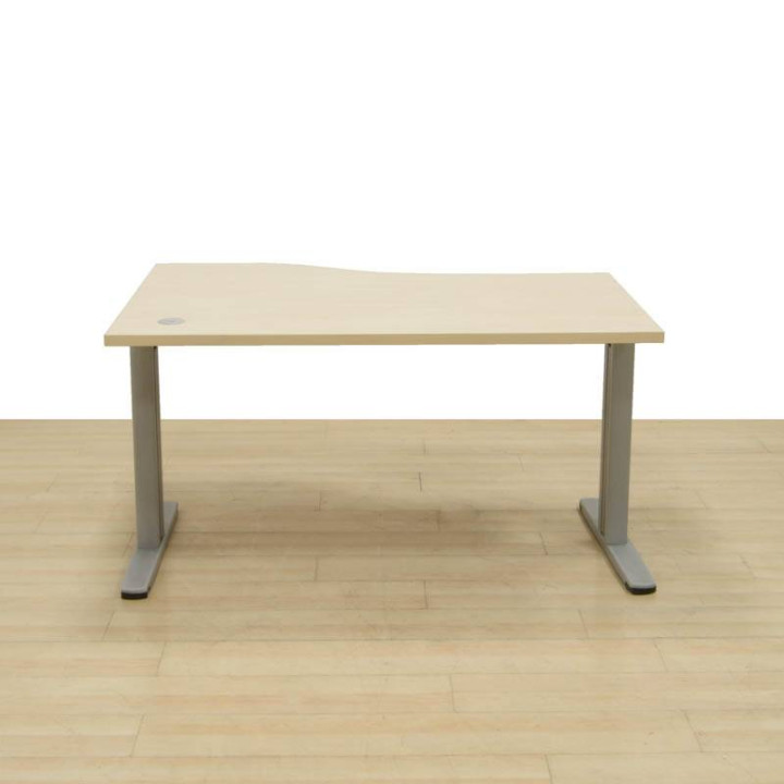 Mesa Operativa Color ARCE. Pata en T - vista 2