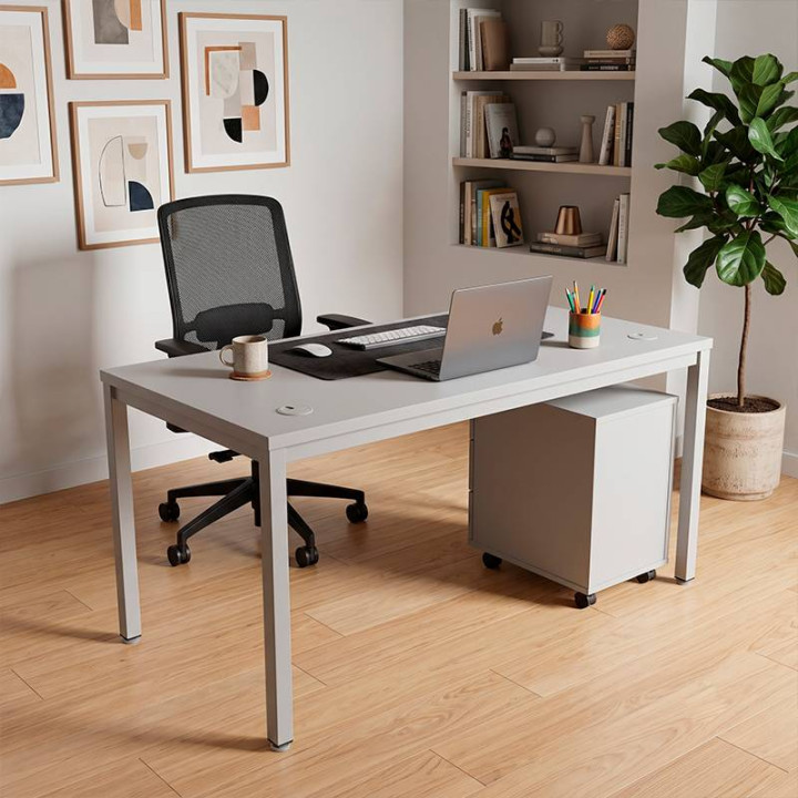 Compre mesa Euromof modelo 5100 com 80 cm de profundidade. Frete grátis.