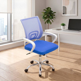 Operative Chair Mod. NEW FISH. Mesh back. tilting mechanism. Various colors.