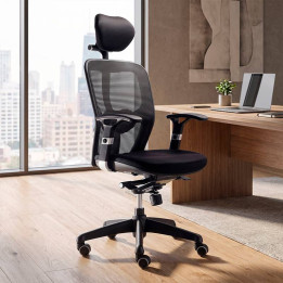 Ergonomic chair Mod. Boston with adjustable headrest