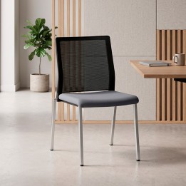 PLURAL Visitor Chair by FORMA 5. Mesh backrest