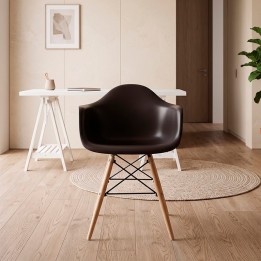 Multipurpose Armchair Mod. TORREEIFFEL. Beech wood legs. Various colors.