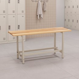 Simonrack Double Bench with Shelf | FactoryOficina