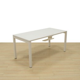 Buy Office desk with WHITE Goalpost Legs by FORMA 5