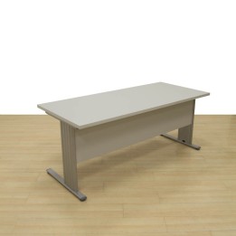 Grey Refurbished Office Desk 180 × 80 cm with T-Legs