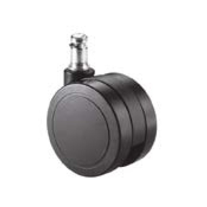 Roda macia Ø65 mm com perno Ø11 mm
