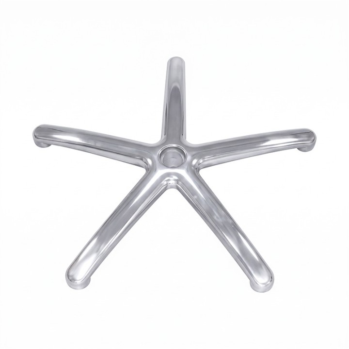 Base silla oficina Kyoto aluminio pulido Ø490 | FactoryOficina