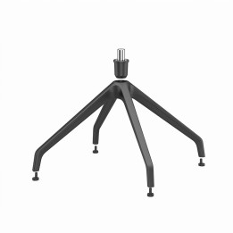 Swiss black swivel base 670 mm | FactoryOficina