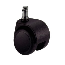 Pack de 5 ruedas de nylon Ø50 mm para silla de oficina