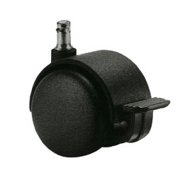 Pack of 5 braked Ø50 mm office chair castors