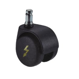 Pack of 5 conductive Ø50 mm office chair castors