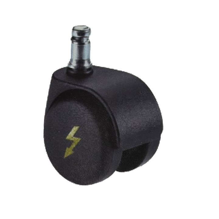 Pack of 5 conductive Ø50 mm office chair castors