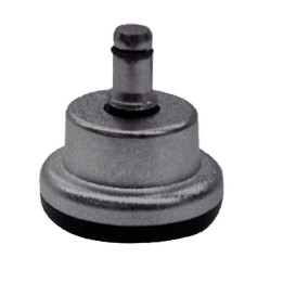 Pack de 5 topes cromados Ø50 mm para silla de oficina