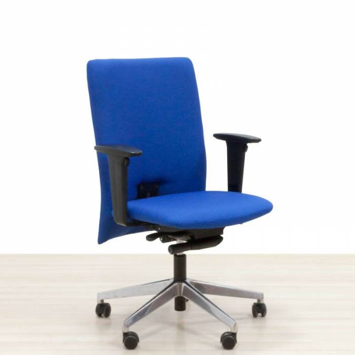 Reupholstered Operative Chair Blue