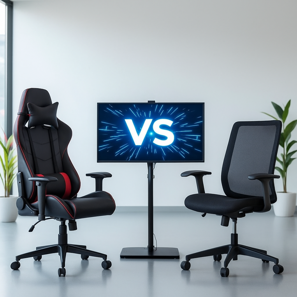 Cadeiras gamer vs cadeiras de escritório tradicionais: qual é melhor para trabalhar?