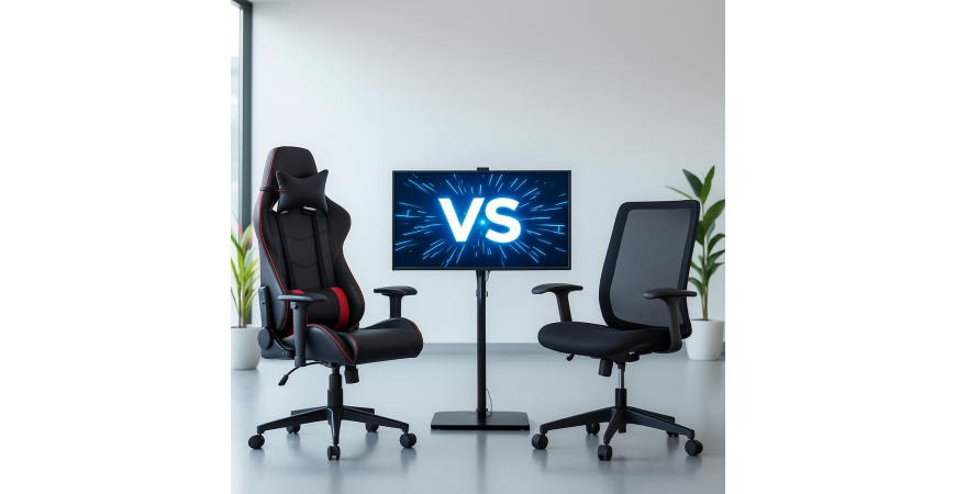Cadeiras gamer vs cadeiras de escritório tradicionais: qual é melhor para trabalhar?