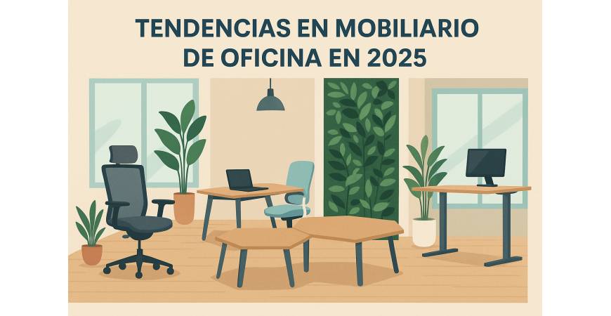 Tendências de mobiliário de escritório em 2025: design, sustentabilidade e adaptabilidade
