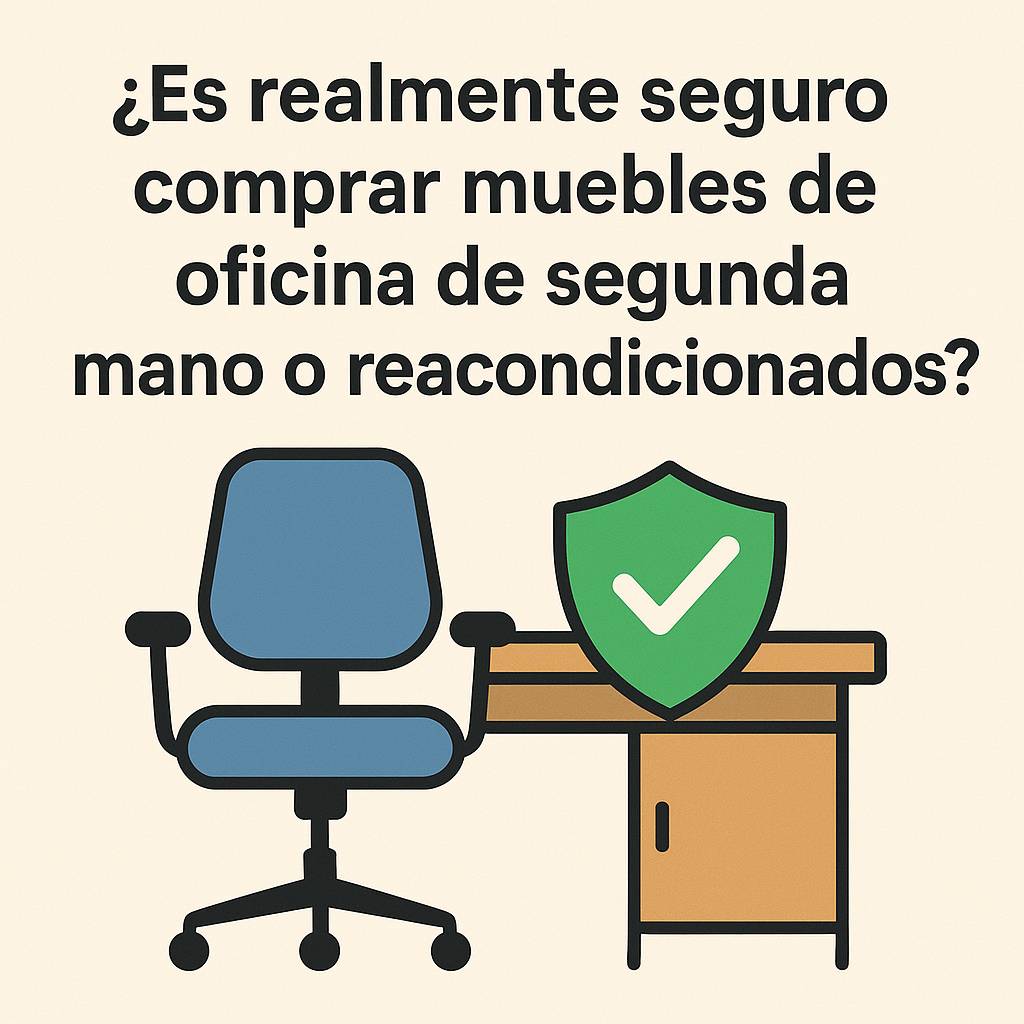 É seguro comprar móveis de escritório usados ou recondicionados?