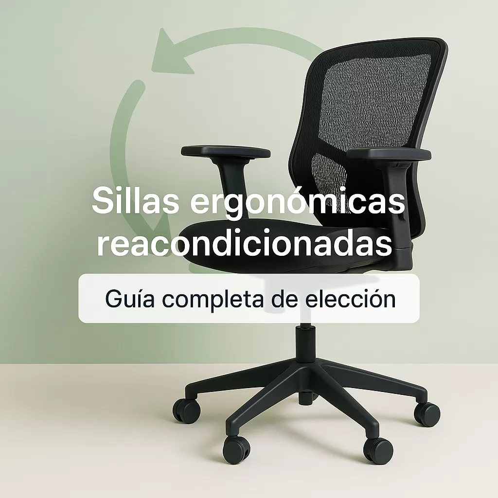 Cadeiras ergonómicas recondicionadas: guia completo de escolha
