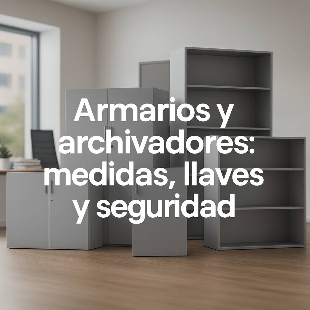 Cupboards and filing cabinets: sizes, keys and safety