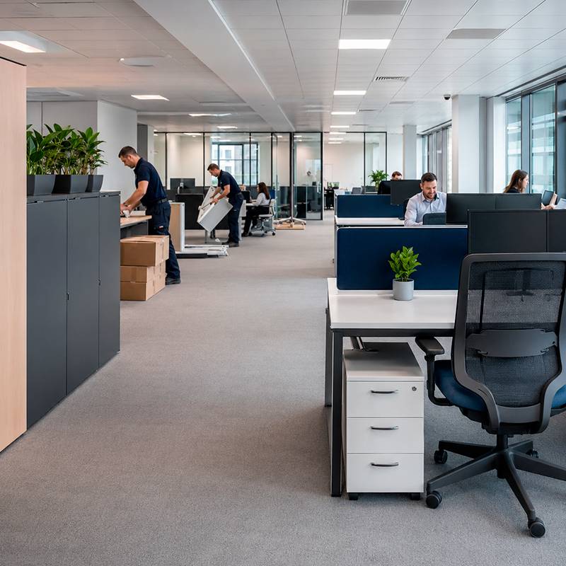 Como renovar 50 postos de trabalho sem interromper a atividade da empresa