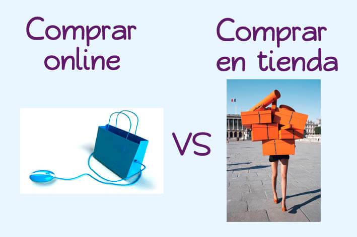 Compra de mobiliário em loja vs. online