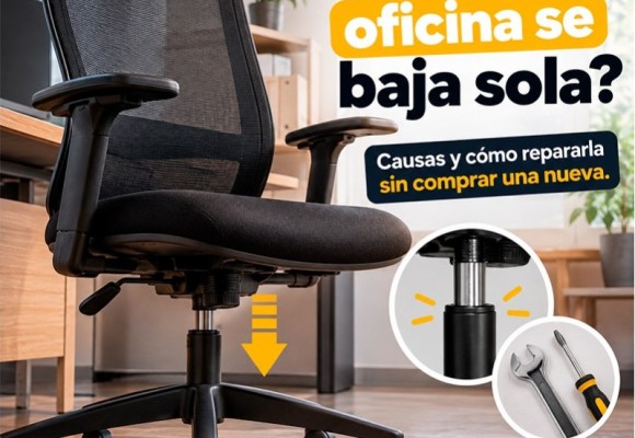 Does your office chair sink on its own? Causes and how to fix it without buying a new one